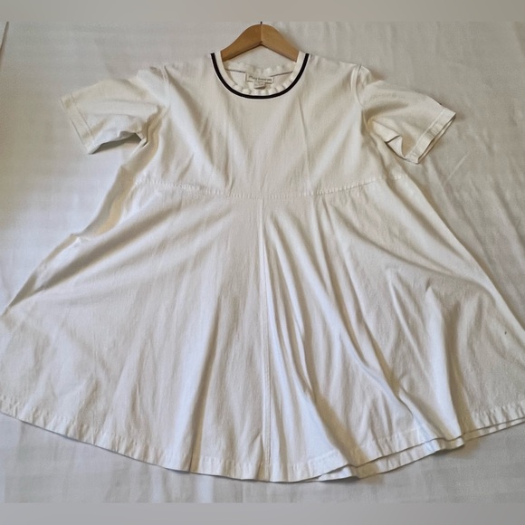 Meg Lauren Cream Cotton Maternity Dress USA - Picture 3 of 5